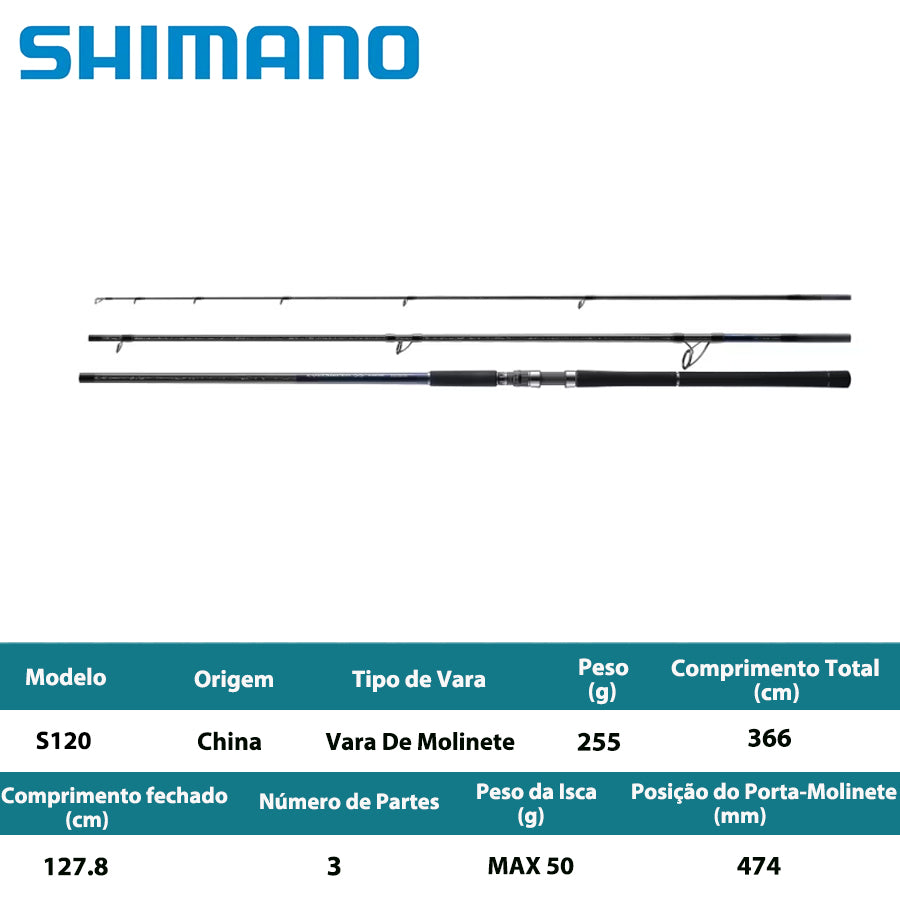 SHIMANO 2025 COLTSNIPER SS LONG S120 Vara De Molinete