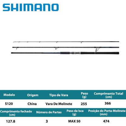 SHIMANO 2025 COLTSNIPER SS LONG S120 Vara De Molinete