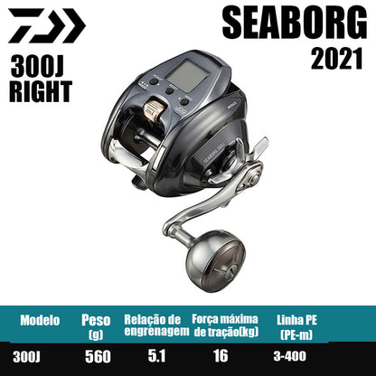 DAIWA SEABORG 100 200 300 400 500 600 Electric Reel Salt Water Fishing Reel fishing parts Origin: Japan Deep sea boat fishing  Electric winch wheel