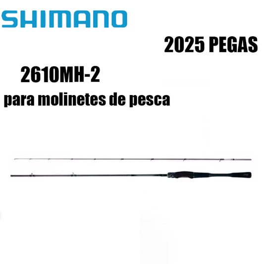 SHIMANO 2025 PEGAS 2610MH-2 para molinetes de pesca