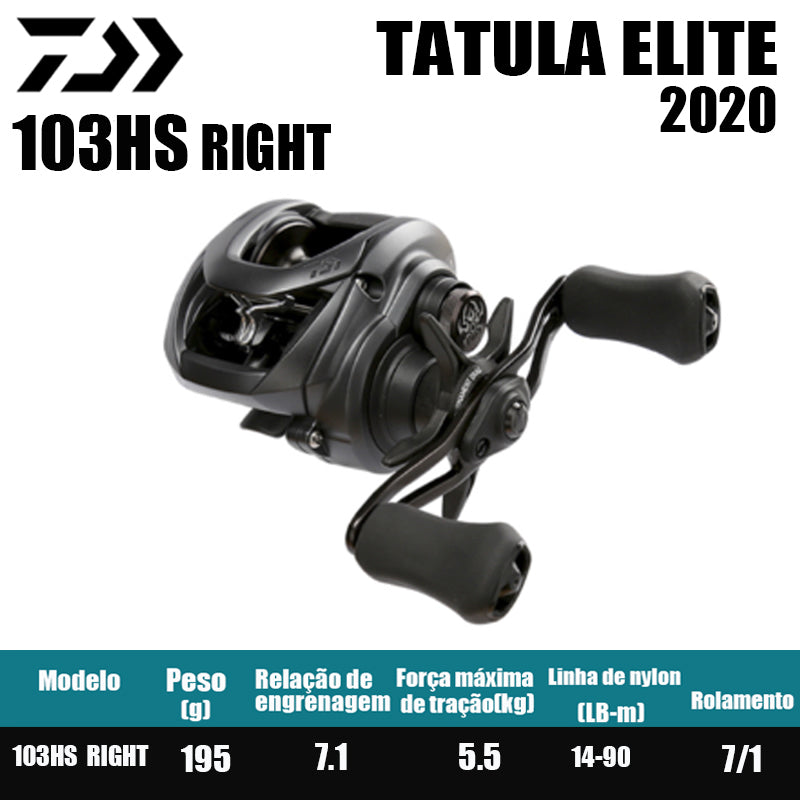 Carretilha De Arremesso DAIWA 2020 TATULA ELITE 100 103Série, Peça De Reposição Para Pesca Em Água Doce E Salgada. Local De Produção: Tailândia