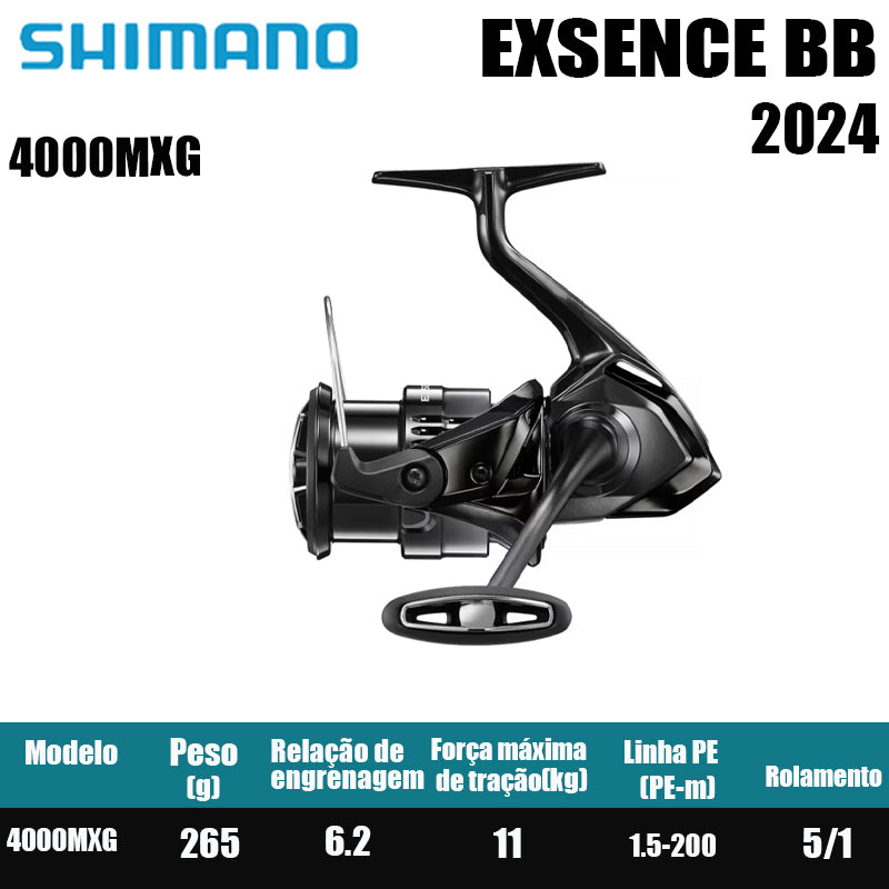 SHIMANO 2023 EXSENCE BB carretel de pesca spinning carretel de água doce peças de pesca de água salgada Origem: Malásia