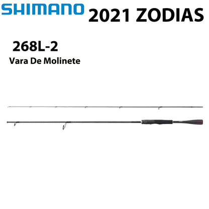 SHIMANO 2021 ZODIAS 268L-2 Vara De Molinete