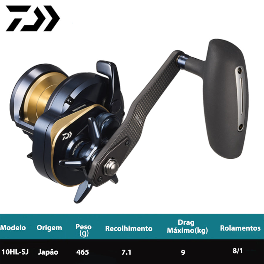 DAIWA 2025 SALTIGA 10HL-SJ Carretilha Esquerda
