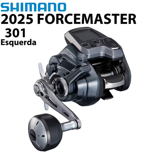 SHIMANO 2025 FORCEMASTER 301 carretilha elétrica Esquerda
