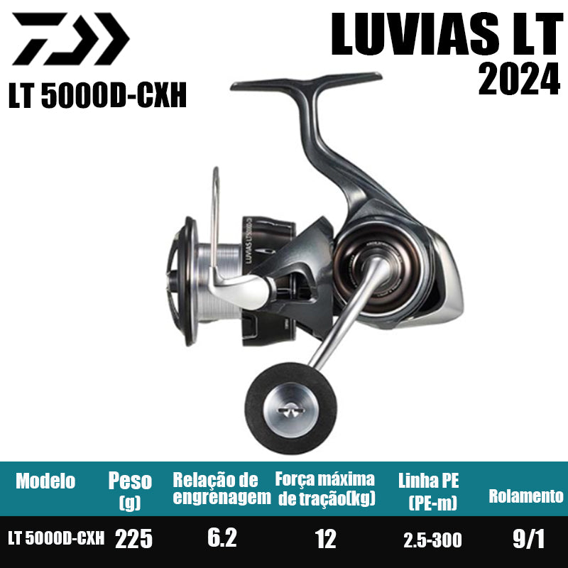 DAIWA 2024 LUVIAS LT carrete de pesca carrete de filação de água doce peças de pesca de água salgada Origem China