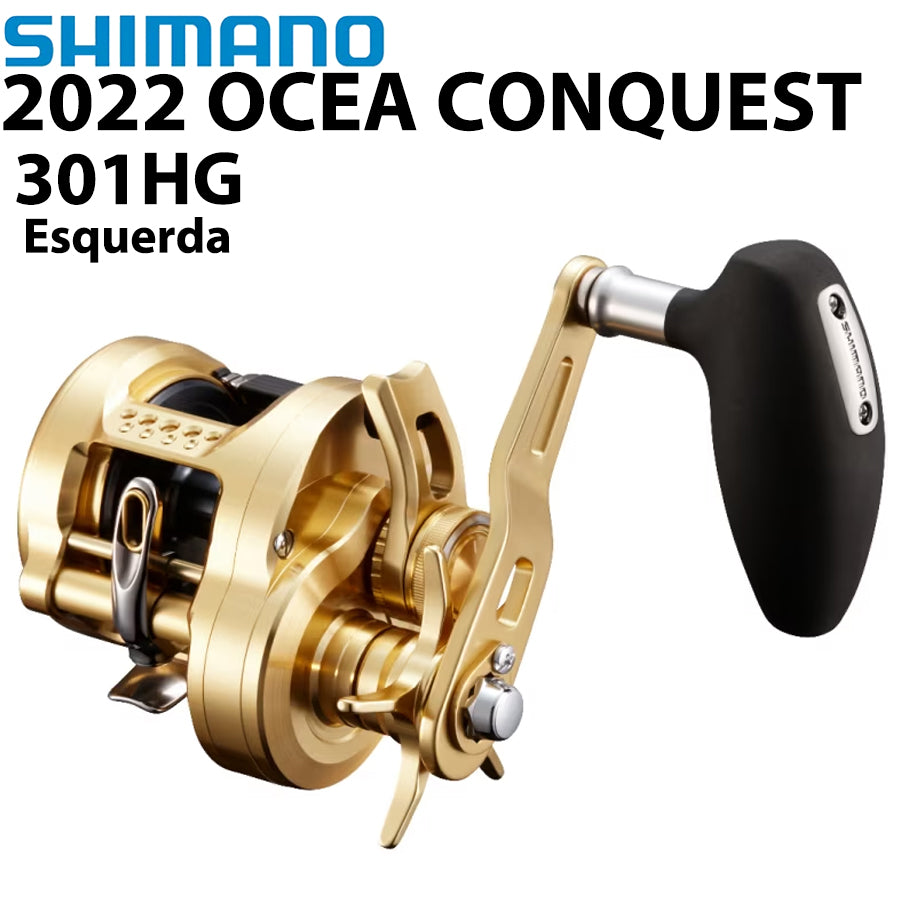 SHIMANO 2022 OCEA CONQUEST 301HG Carretilha Esquerda