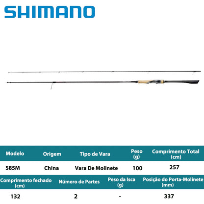 SHIMANO 2026 SEPHIA XTUNE S85M Vara De Molinete