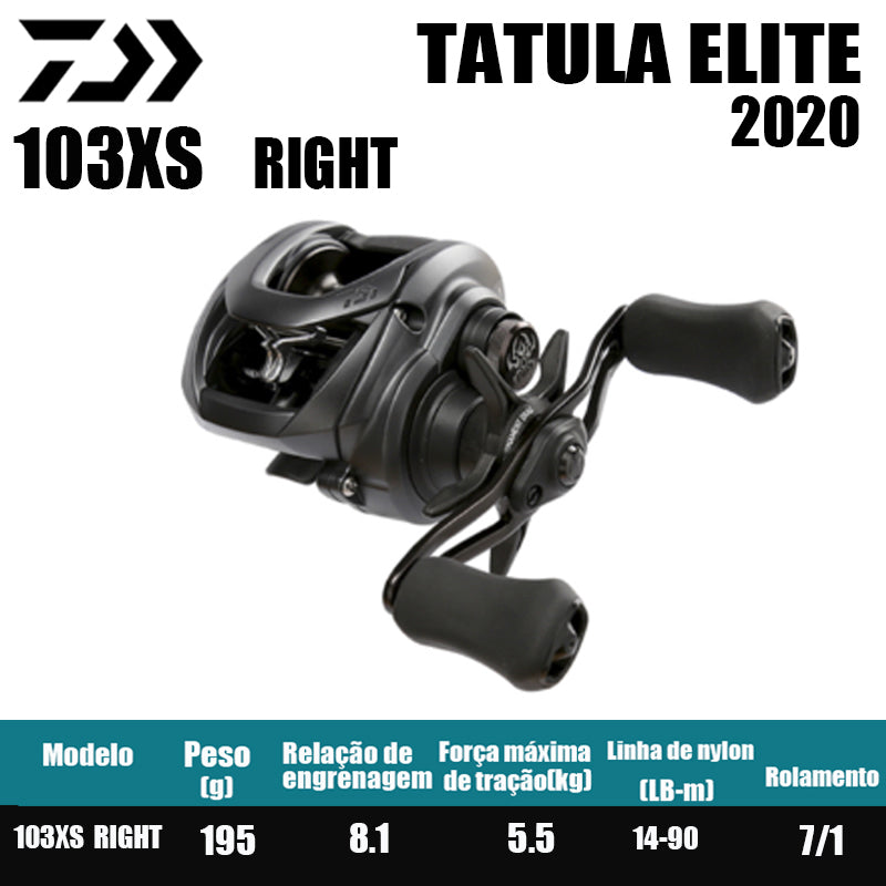 Carretilha De Arremesso DAIWA 2020 TATULA ELITE 100 103Série, Peça De Reposição Para Pesca Em Água Doce E Salgada. Local De Produção: Tailândia