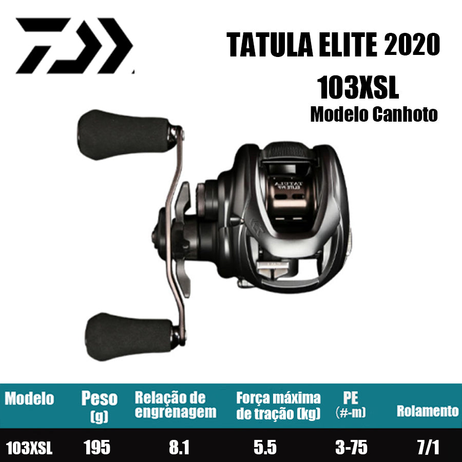 DAIWA 2020 TATULA ELITE P/F 103XSL Modelo Canhoto