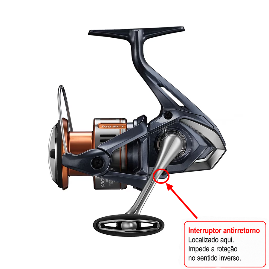 SHIMANO 2025 NASCI 500 Molinete