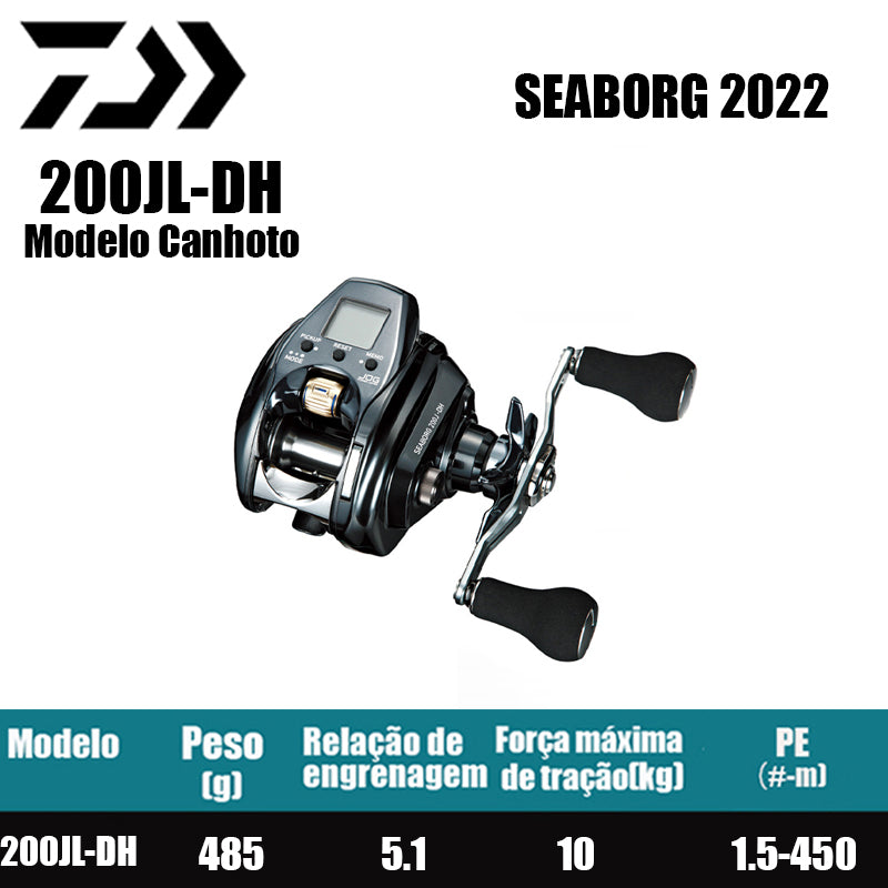 DAIWA 2022 SEABORG 200JL-DH Modelo Canhoto