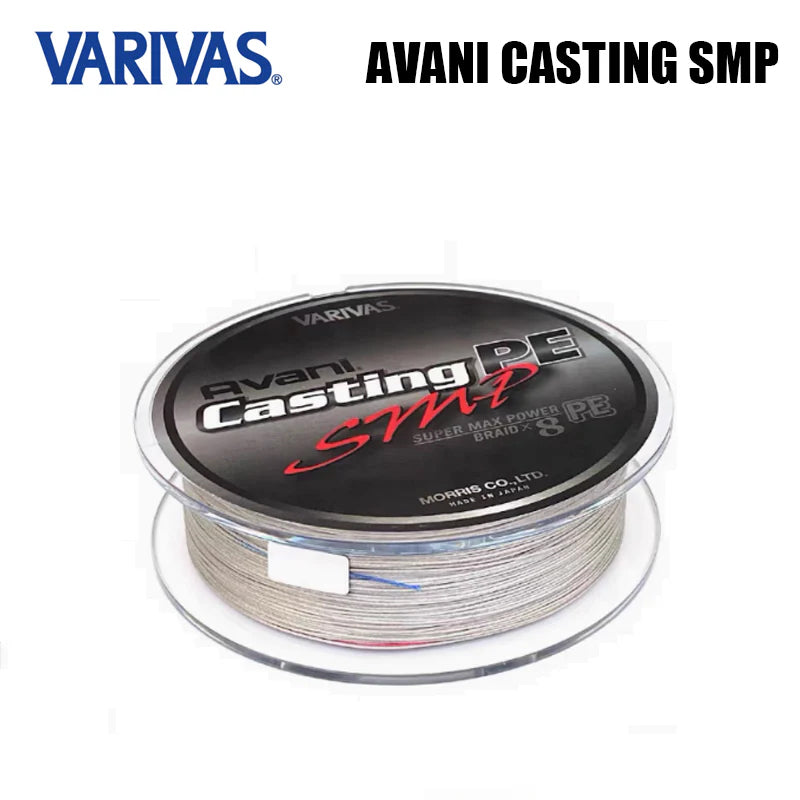 Varivas Avani Casting Smp Linha De Pesca PE 300M 400M Cinza (2 Carretéis)