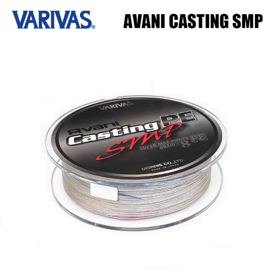 Varivas Avani Casting Smp Linha De Pesca PE 300M 400M Cinza (2 Carretéis)