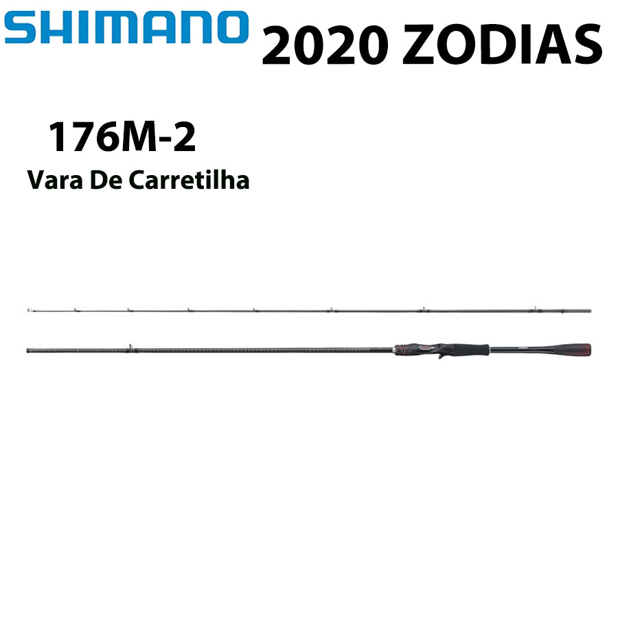 SHIMANO 2020 ZODIAS 176M-2 Vara De Carretilha