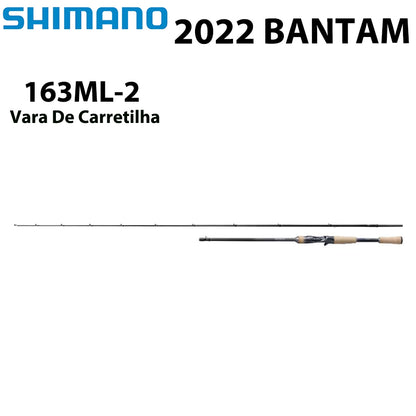 SHIMANO 2022 BANTAM 163ML-2 Vara De Carretilha