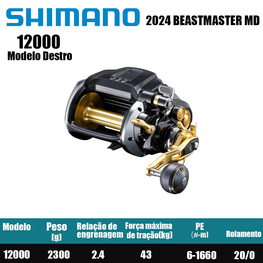 SHIMANO 2024 BEASTMASTER MD 12000 Modelo Destro
