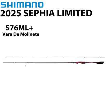 SHIMANO 2025 SEPHIA LIMITED S76ML+ Vara De Molinete