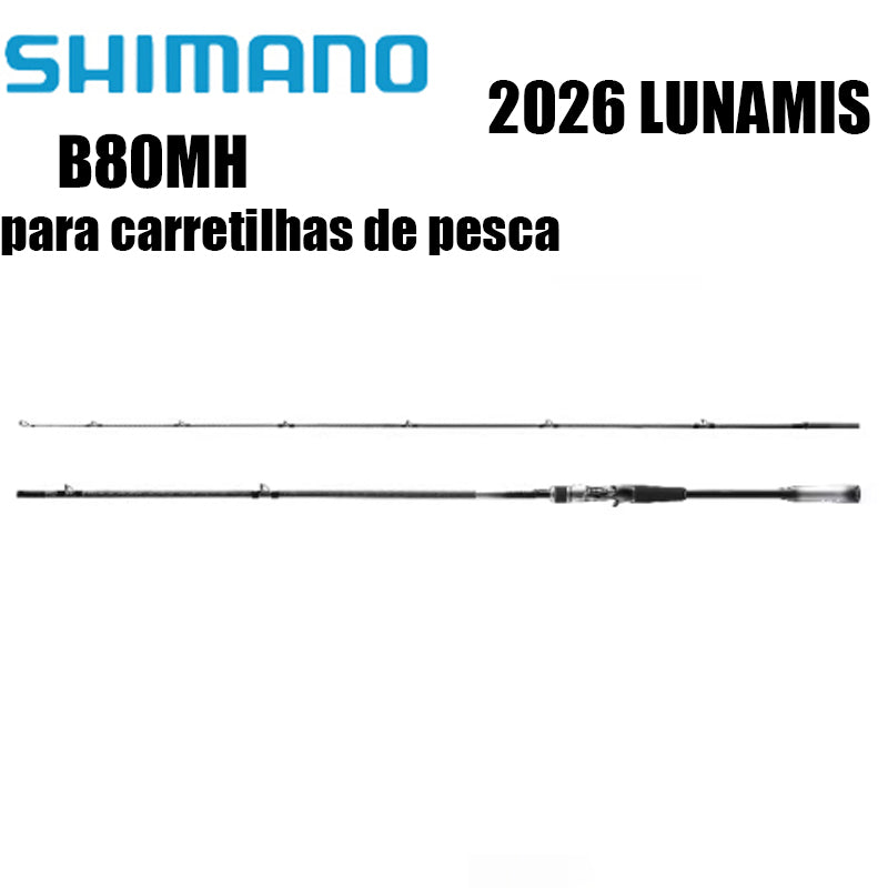 SHIMANO 2026 LUNAMIS B80MH para carretilhas de pesca