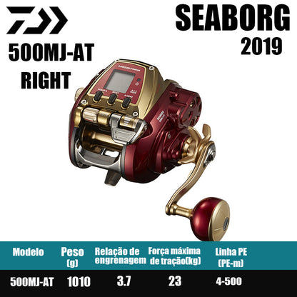 DAIWA SEABORG 100 200 300 400 500 600 Electric Reel Salt Water Fishing Reel fishing parts Origin: Japan Deep sea boat fishing  Electric winch wheel