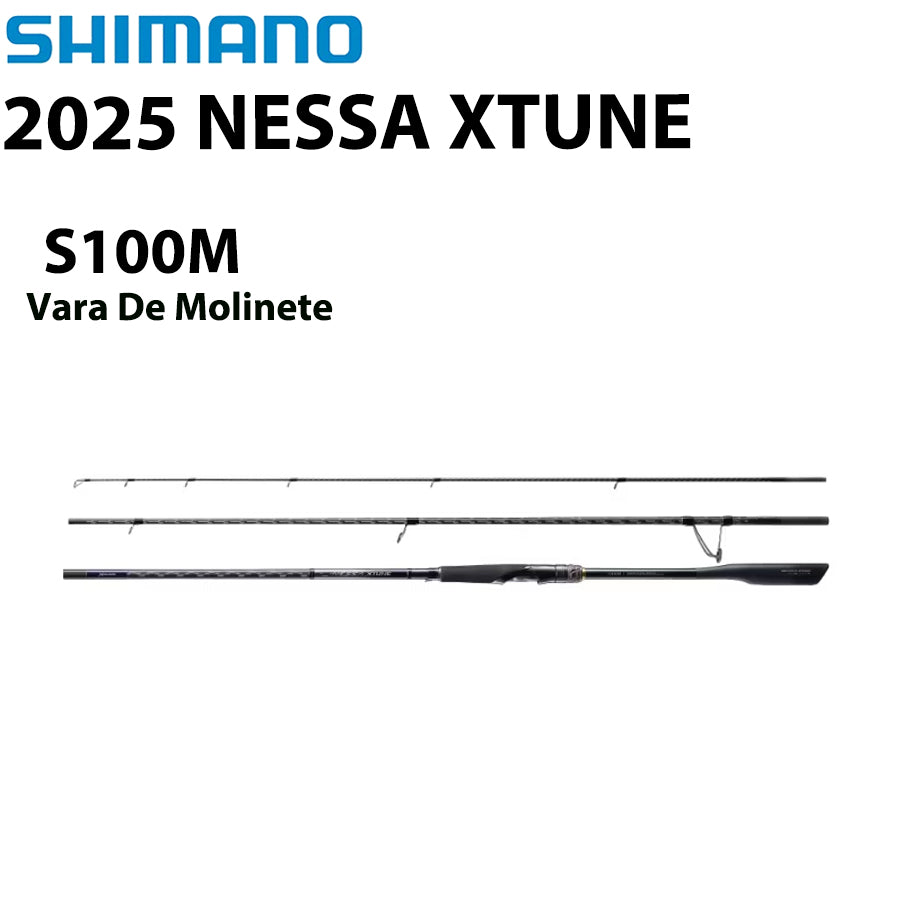 SHIMANO 2025 NESSA XTUNE S100M Vara De Molinete