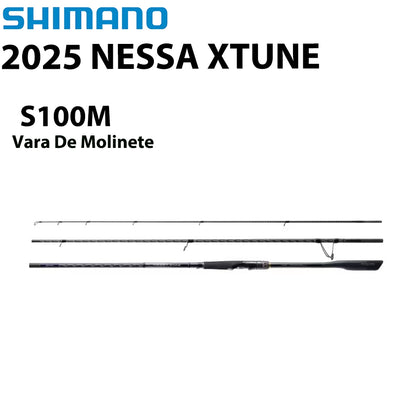 SHIMANO 2025 NESSA XTUNE S100M Vara De Molinete