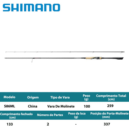 SHIMANO 2026 SEPHIA XTUNE S86ML Vara De Molinete