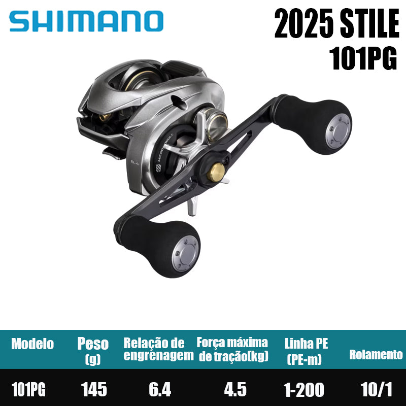 SHIMANO 2025 STILE 101PG  Modelo Canhoto