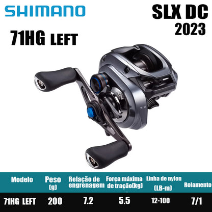 Carretilha De Arremesso SHIMANO 2023 SLX DC , Peça De Reposição Para Pesca Em Água Doce E Salgada. Local De Produção: Malásia.