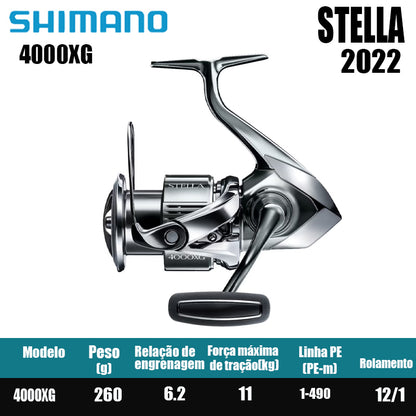 SHIMANO 2022 STELLA  carretel de pesca bobina giratória de água doce peças de pesca de água salgada Origem: Japão