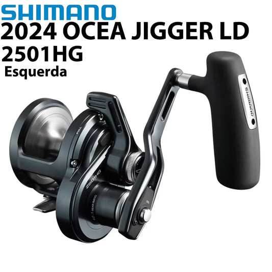 SHIMANO 2024 OCEA JIGGER LD 2501HG Carretilha Esquerda