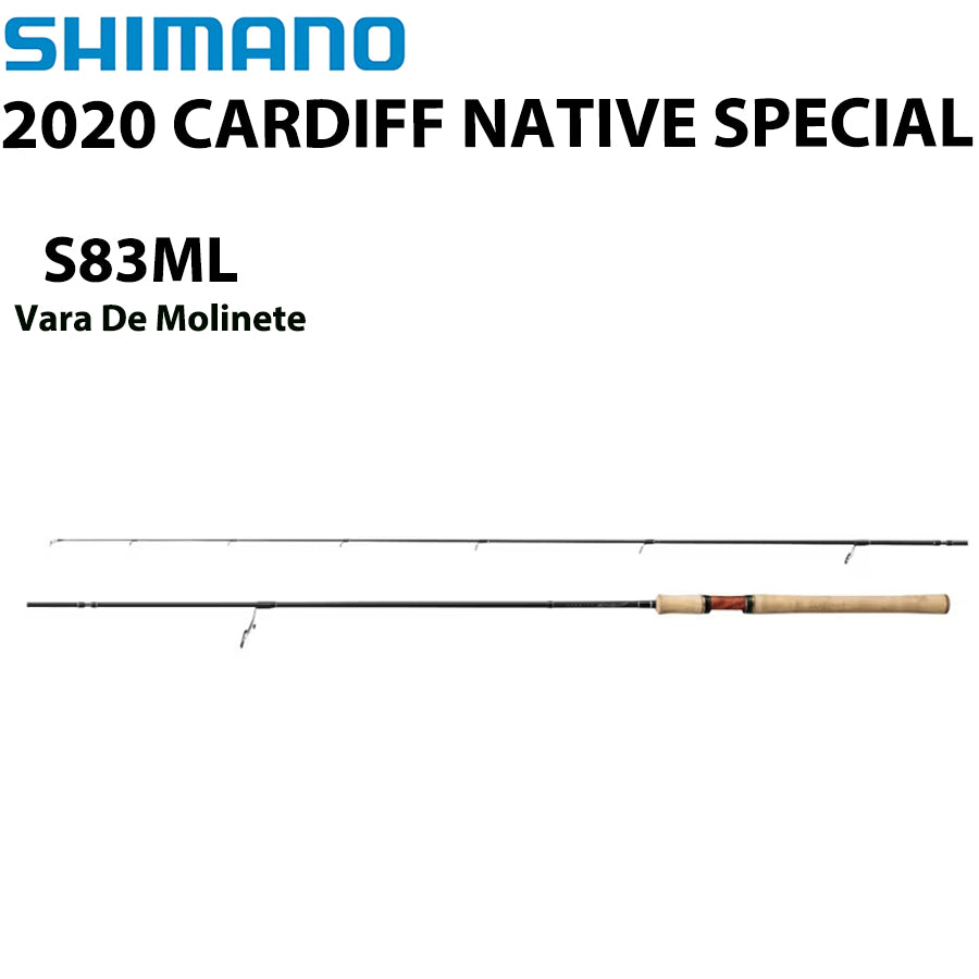 SHIMANO 2020 CARDIFF NATIVE SPECIAL S83ML Vara De Molinete