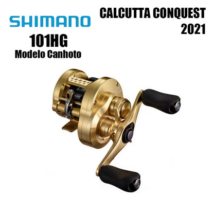SHIMANO 2021 Calcutta Conquest 101HG Modelo Canhoto