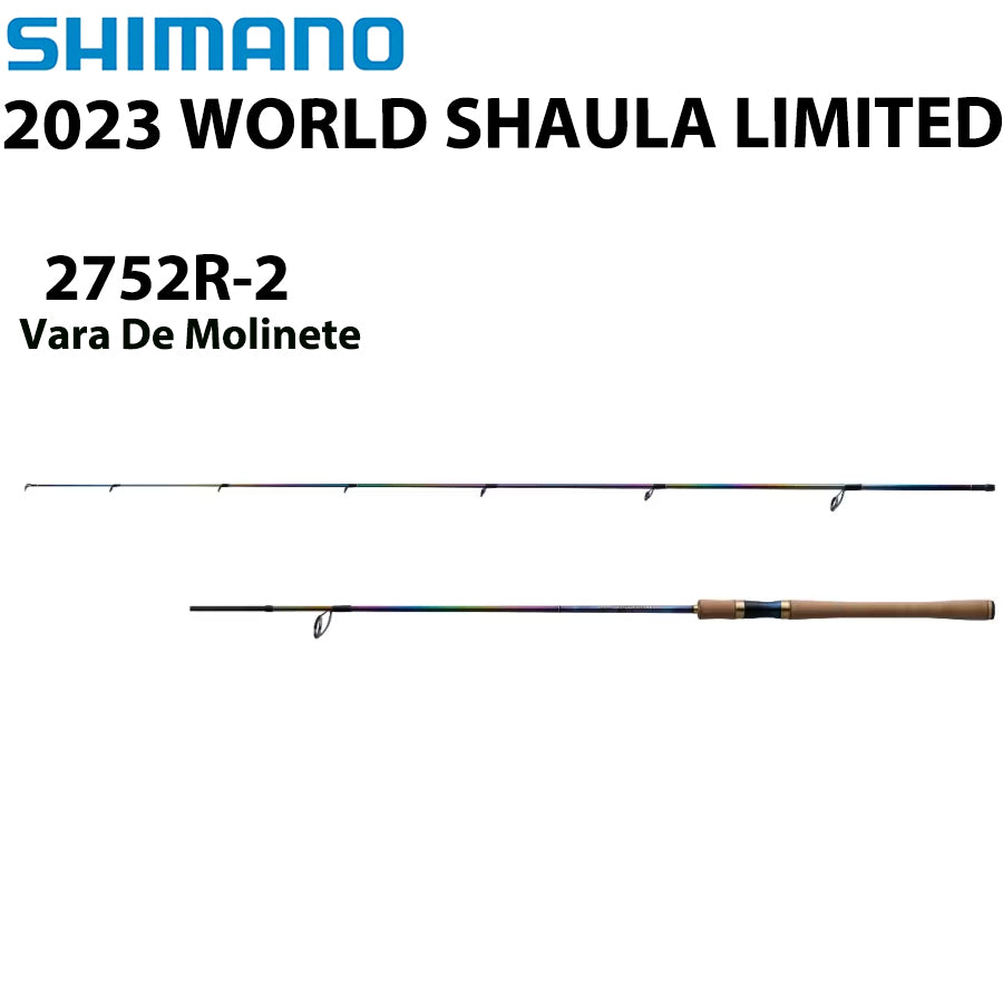 SHIMANO 2023 WORLD SHAULA LIMITED 2752R-2 Vara De Molinete