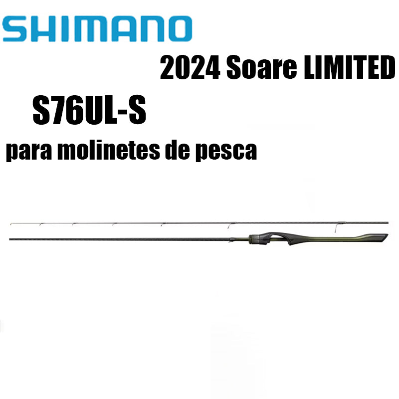 SHIMANO 2024 Soare LIMITED S76UL-S para molinetes de pesca
