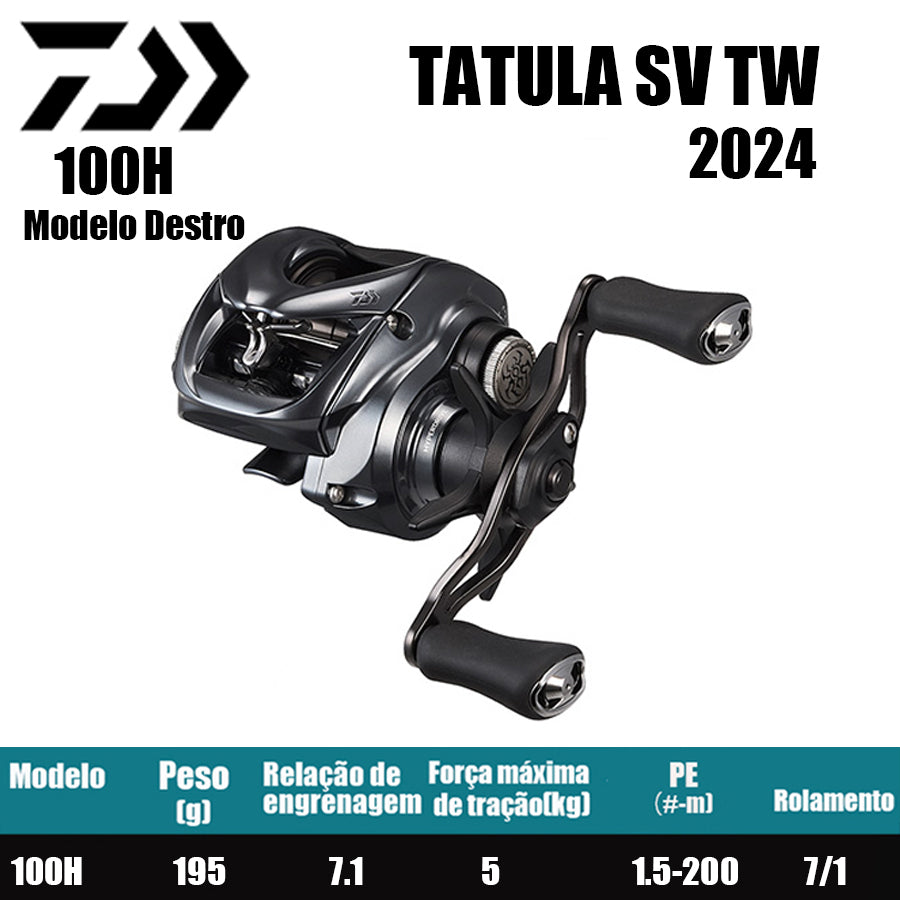 DAIWA 2024 TATULA SV TW 100H Modelo Destro