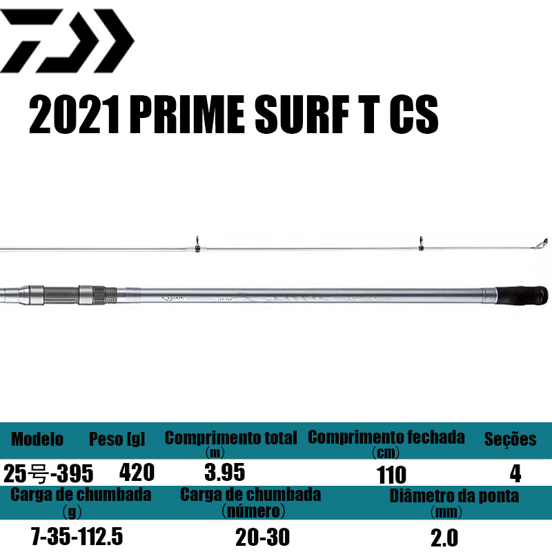 DAIWA 2021 PRIME SURF T CS 25号-395 para molinetes de pesca