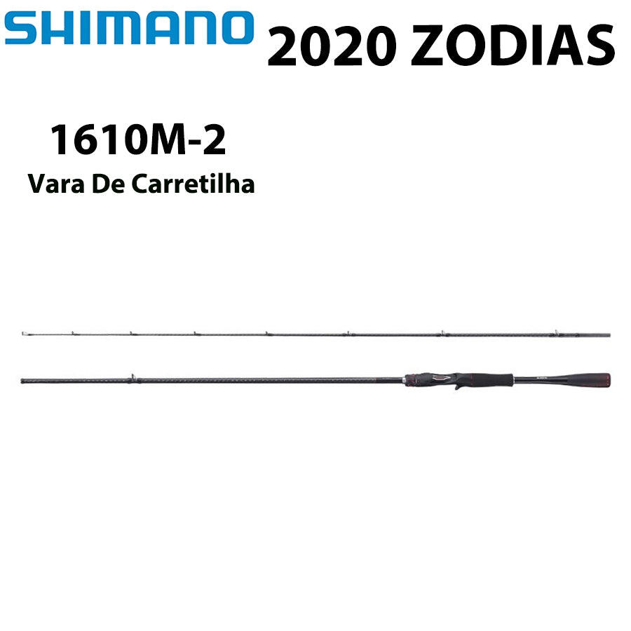 SHIMANO 2020 ZODIAS 1610M-2 Vara De Carretilha