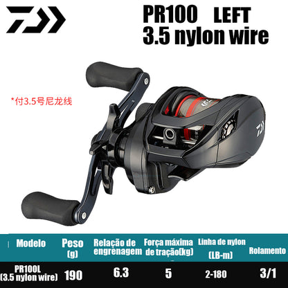 DAIWA 2021 PR100 peças de pesca, carretilha para pesca em água salgada e doce, carretilha de pesca baitcast. Origem: China.