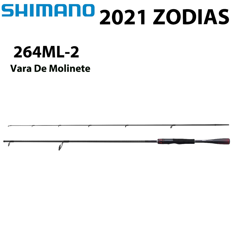 SHIMANO 2021 ZODIAS 264ML-2 Vara De Molinete