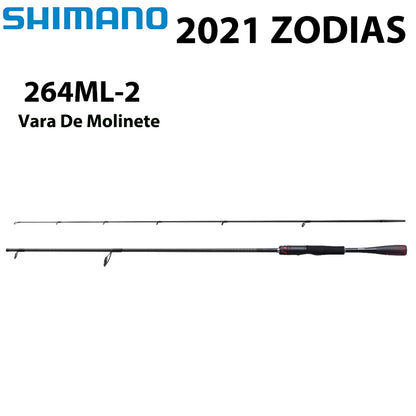 SHIMANO 2021 ZODIAS 264ML-2 Vara De Molinete