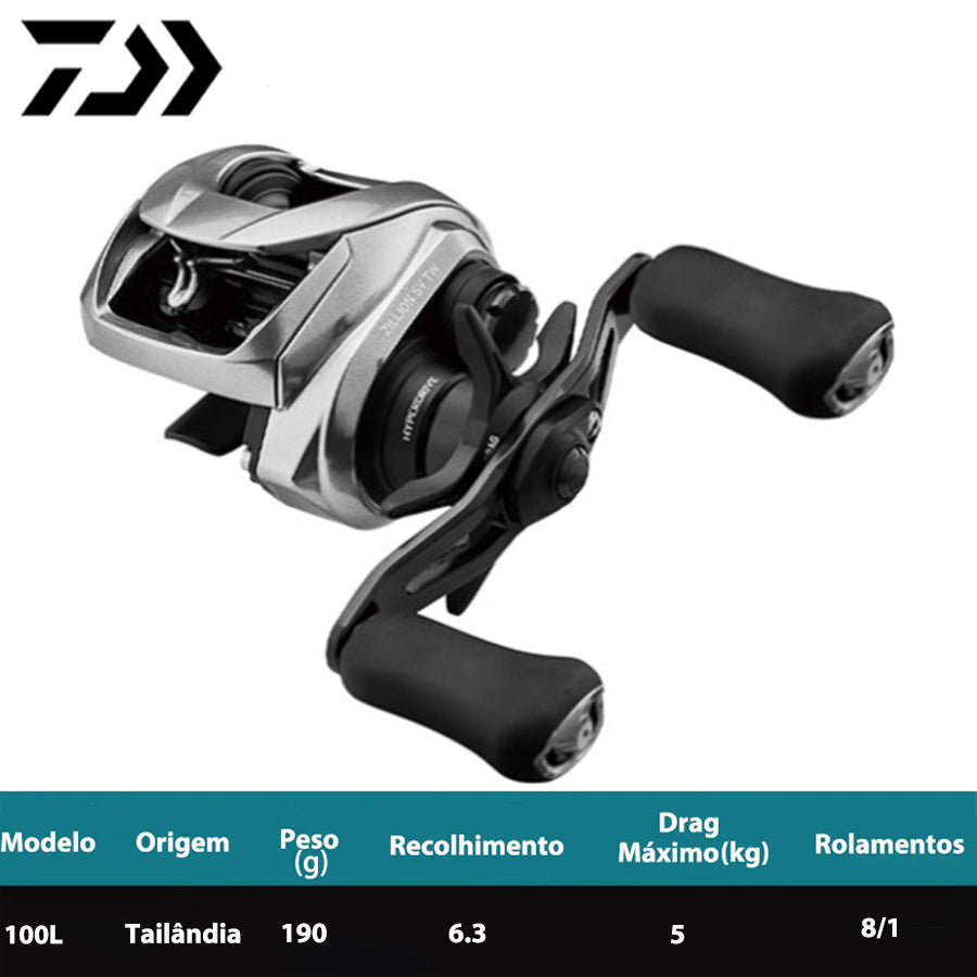 DAIWA 2021 ZILLION SV TW G 100L Carretilha Esquerda