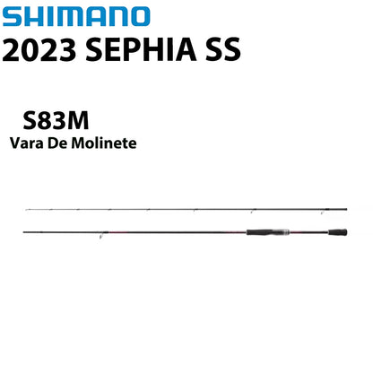 SHIMANO 2023 SEPHIA SS S83M Vara De Molinete