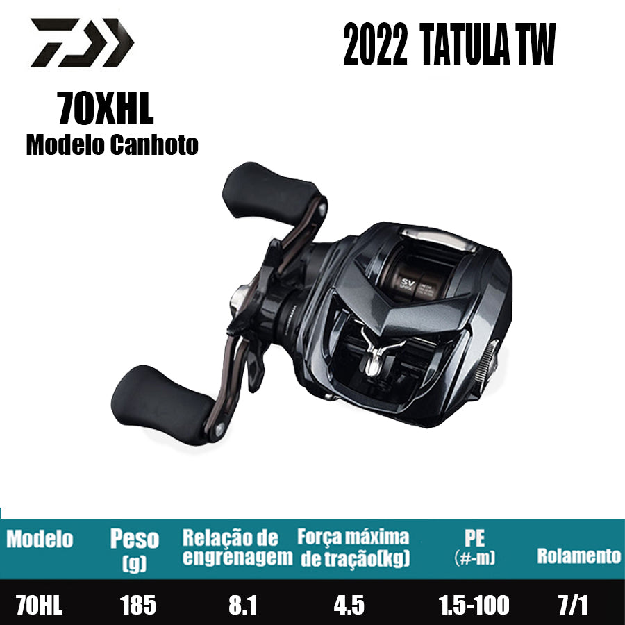 DAIWA 2022 TATULA TW 70XHL Modelo Canhoto