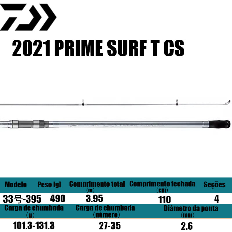 DAIWA 2021 PRIME SURF T CS 33号-395 para molinetes de pesca