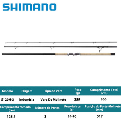 SHIMANO 2021 CARDIFF NX S120H-3 Vara De Molinete